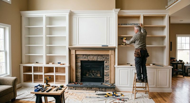 Bookcase Installation in Fairfax, VA