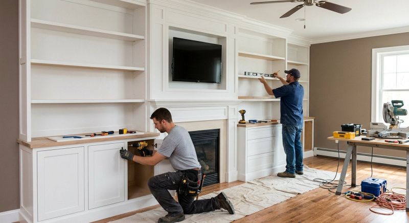 Mudroom Shelving Installation in Woodbridge, VA